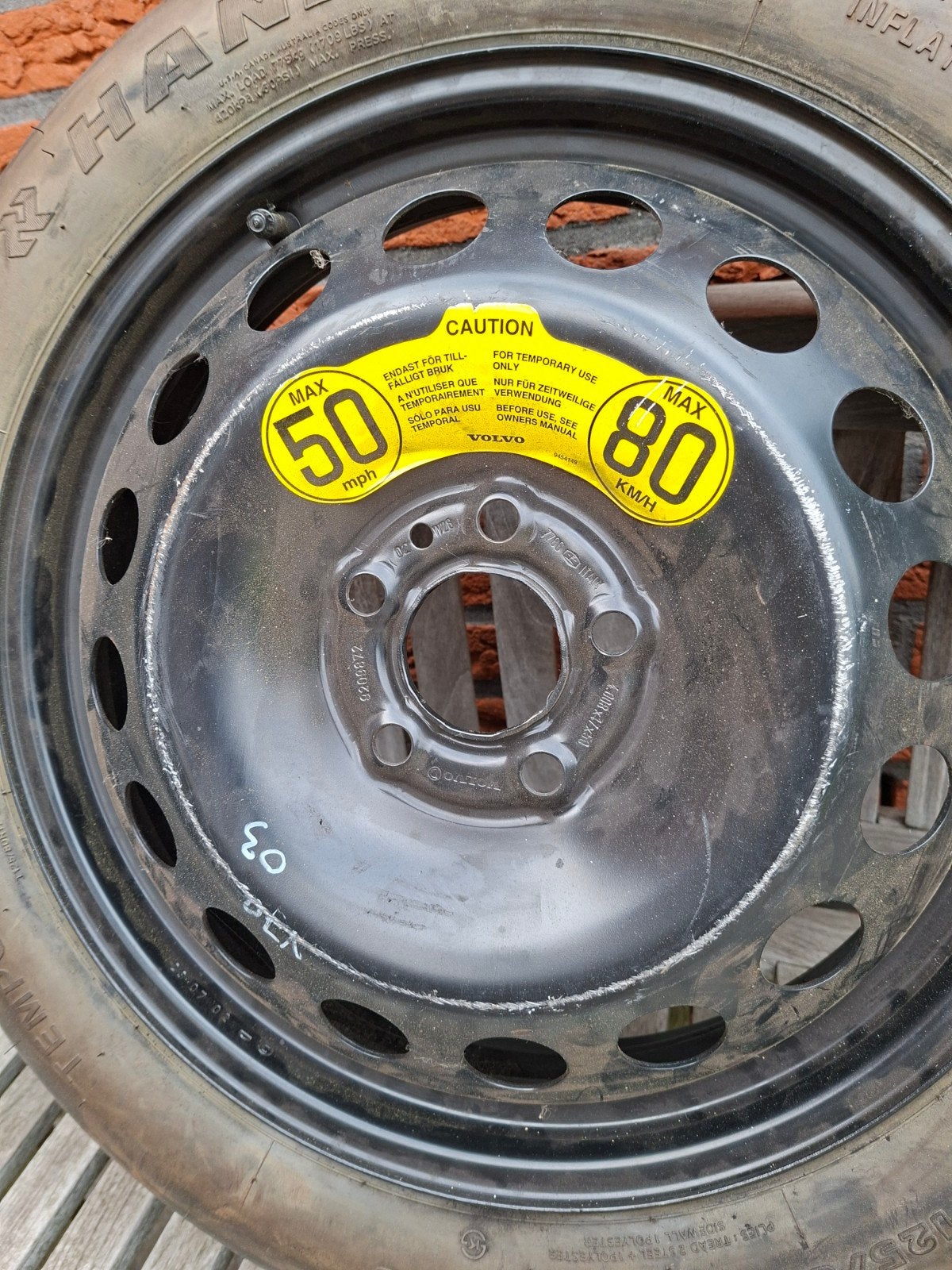 reserveband met velg, Ophalen, Zomerbanden, Banden en Velgen