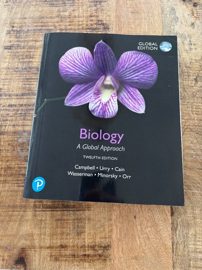 Biology a global approach (Campbell 12e editie), Ophalen, HBO, Zo goed als nieuw, Campbell, Urry, Cain, Wasserman, Minorsky, Orr
