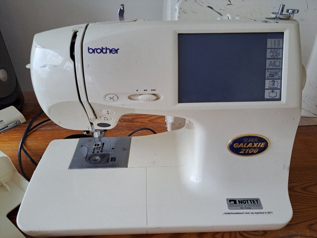 Borduurmachine, Ophalen, Gebruikt, Machineborduren, Borduurmachine