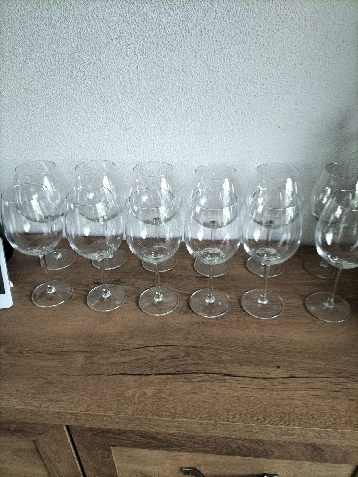 Set van 12 Royal Leerdam wijnglazen (6x 61cl, 6x 72cl), Huis en Inrichting, Keuken | Servies, Ophalen, Glas of Glazen, Nieuw, Glas