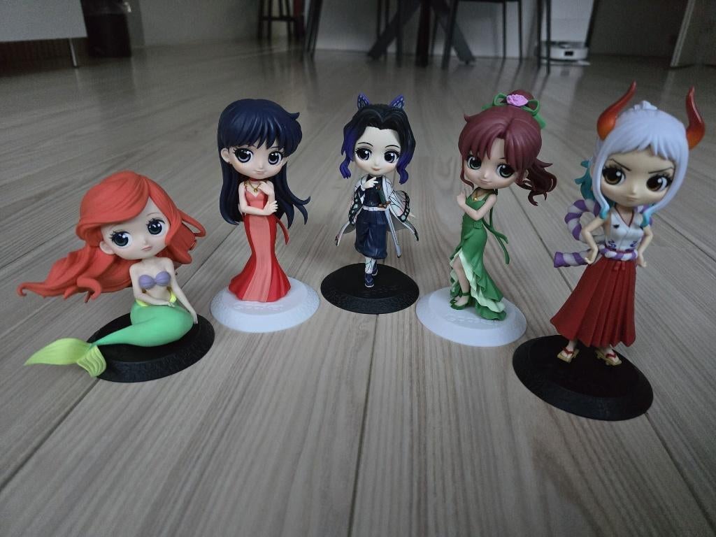 Qposket verzameling Mermaid - Demonslayer - OnePiece - Belle, Verzamelen, Poppetjes en Figuurtjes, Zo goed als nieuw, Ophalen of Verzenden