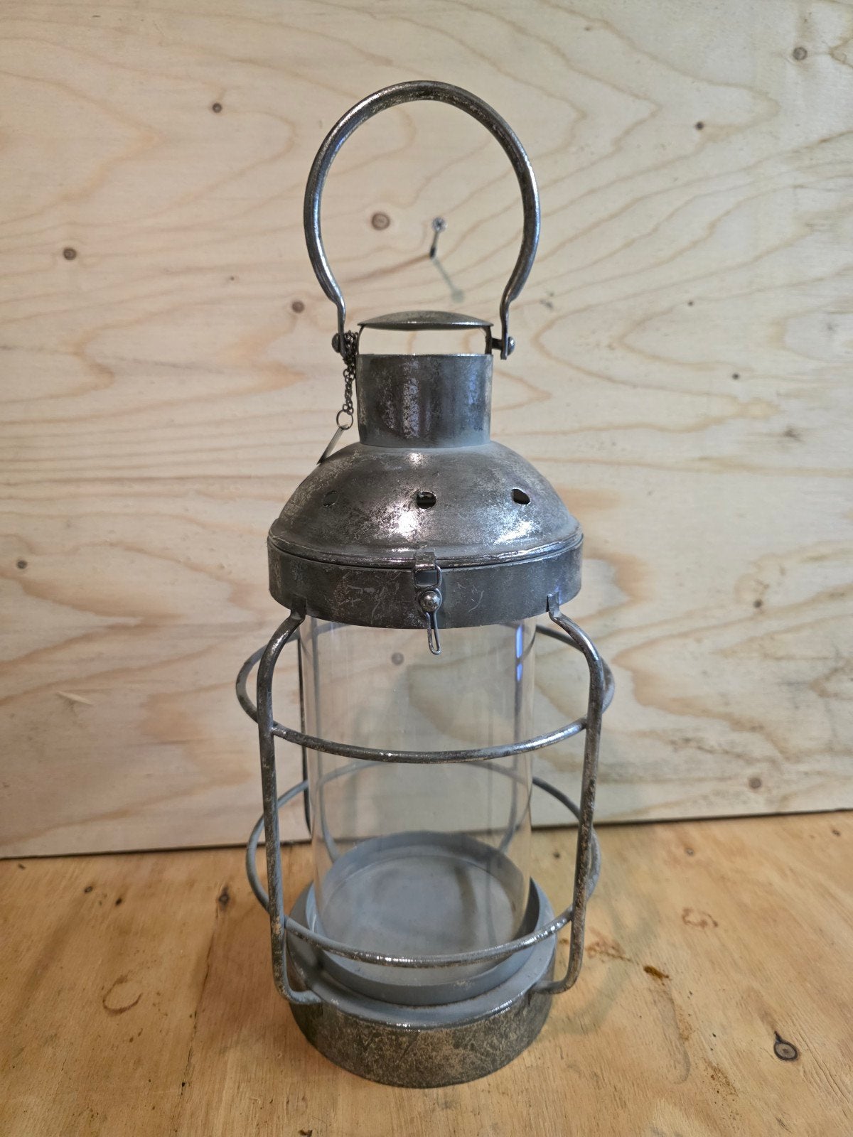 Rivièra Maison lantaarn met glas, Lantaarn, 35 cm, Rivièra Maison, Ophalen of Verzenden