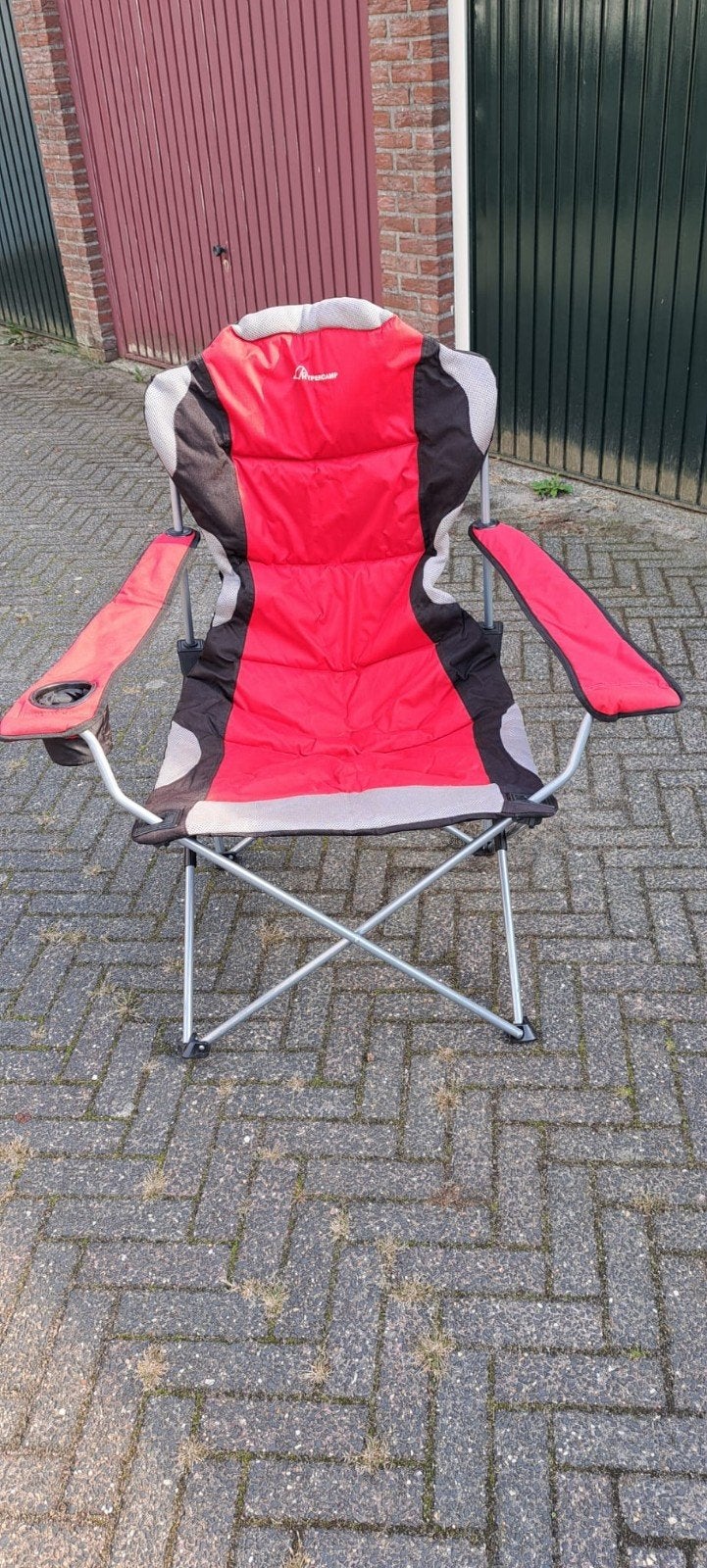 2x Hypercamp campingstoel in handige zak, Caravans en Kamperen, Ophalen, Campingstoel