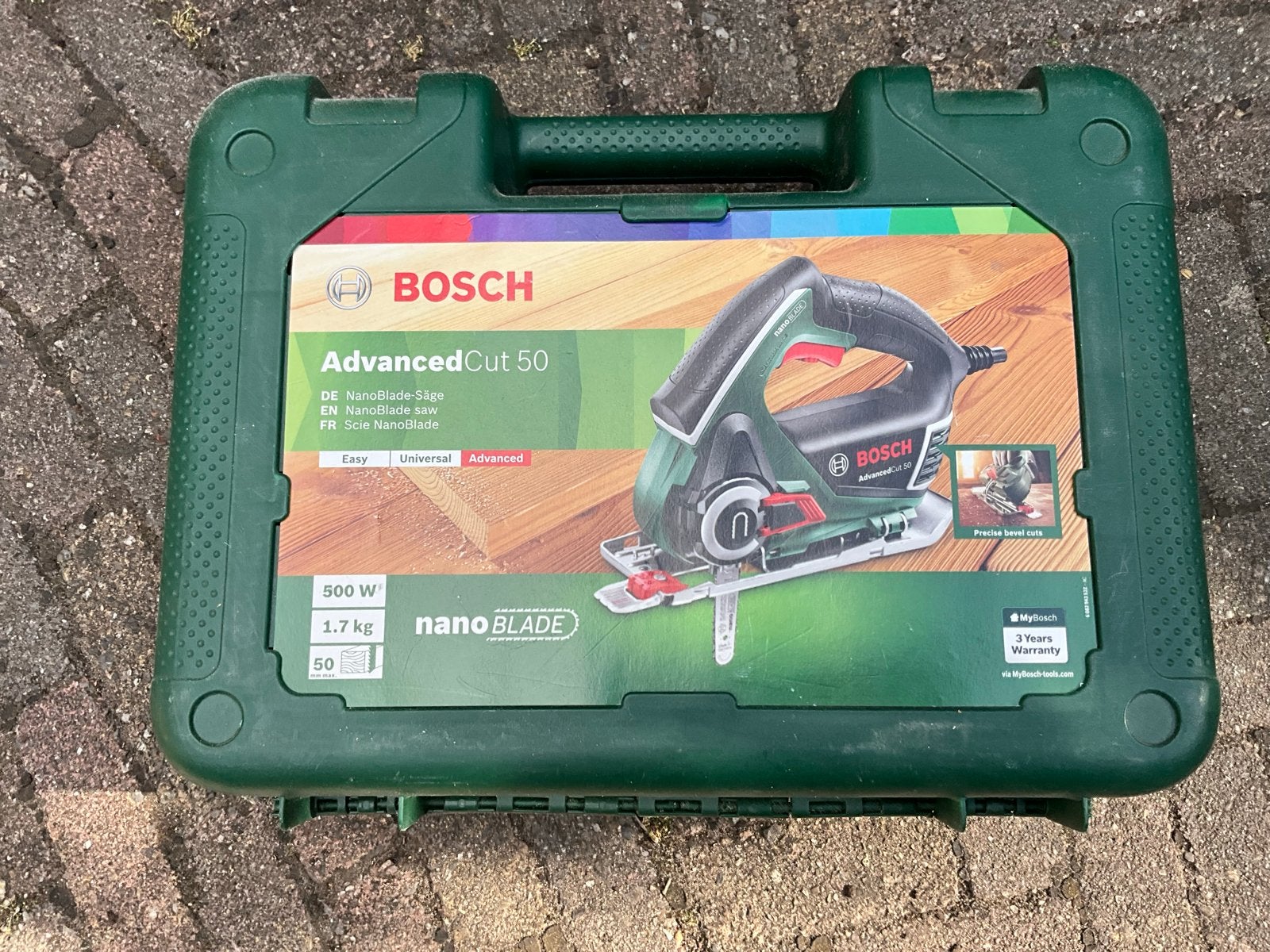 Bosch AdvancedCut 50 NanoBlade Zaag - Zo goed als nieuw, Ophalen, Overige typen, Zo goed als nieuw, 30 tot 70 mm