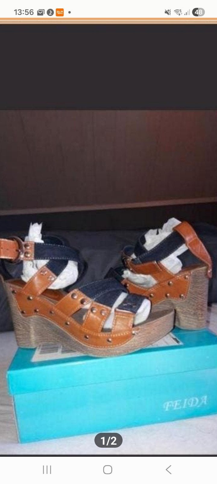 sandalets 39, Ophalen of Verzenden, Zo goed als nieuw, Blauw, Sneakers of Gympen