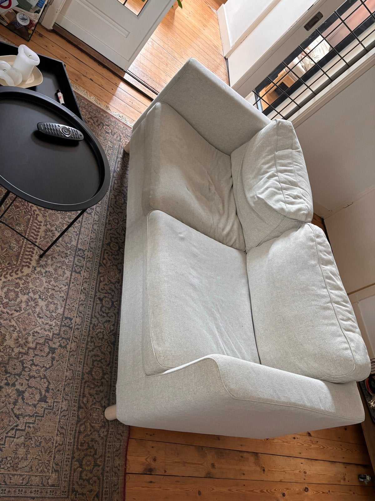 Comfortabele 2-zitsbank met afneembare hoezen, Ophalen, Gebruikt, 150 tot 200 cm, Tweepersoons