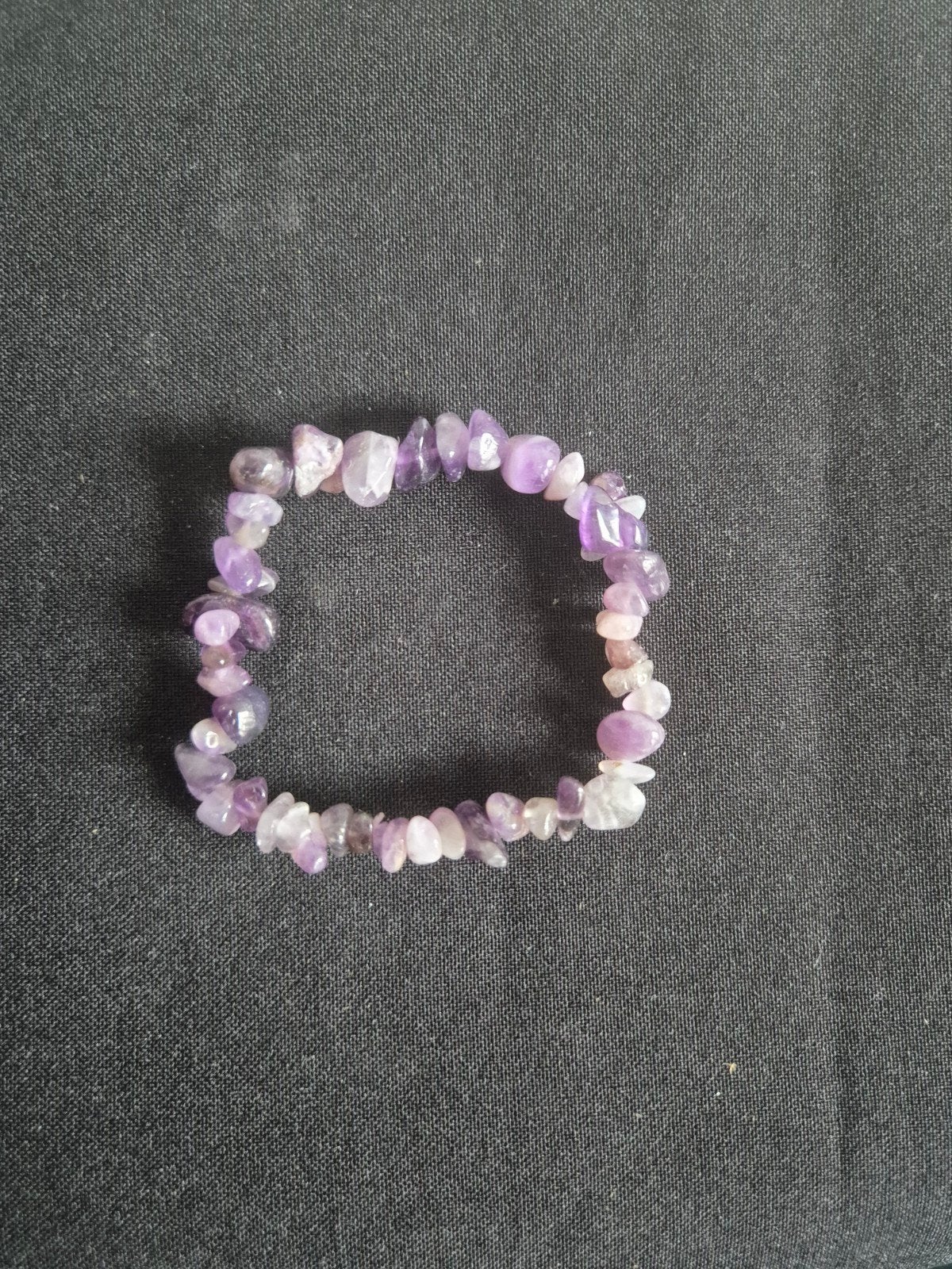 Amethist Armband met Natuurlijke Edelstenen, Sieraden, Tassen en Uiterlijk, Ophalen, Overige materialen, Paars, Nieuw
