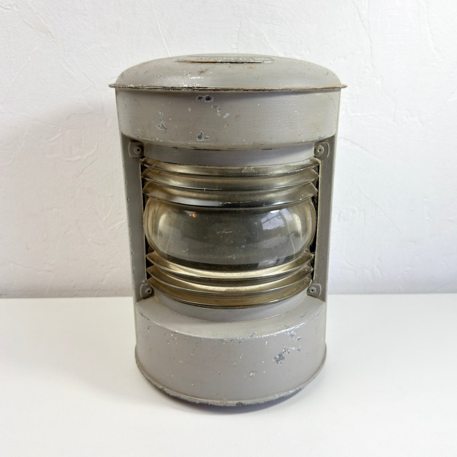 Antieke Heklicht scheepslamp - kaarzen houder, Z, S, Gebruiksvoorwerp, Motorboot of Zeilboot