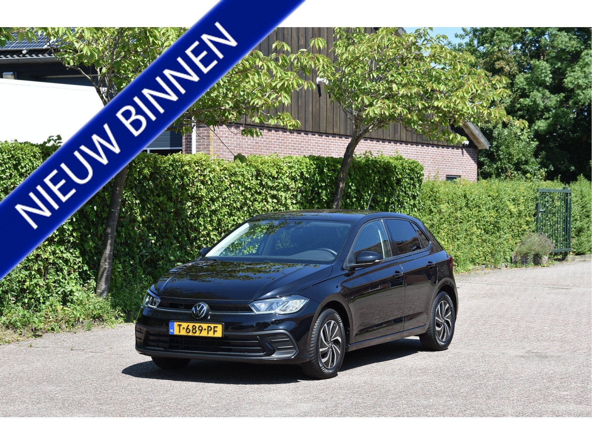Volkswagen Polo 1.0 TSI 96 PK Life Business NAP 1e eigenaar, Stof, Gebruikt, 580 kg, Met garantie (alle)
