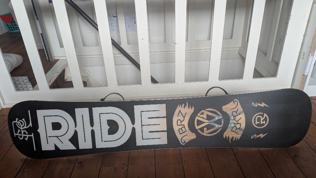 Ride Berzerker 159 wide Snowboard + bindingen + boots, Ophalen, Gebruikt, Board
