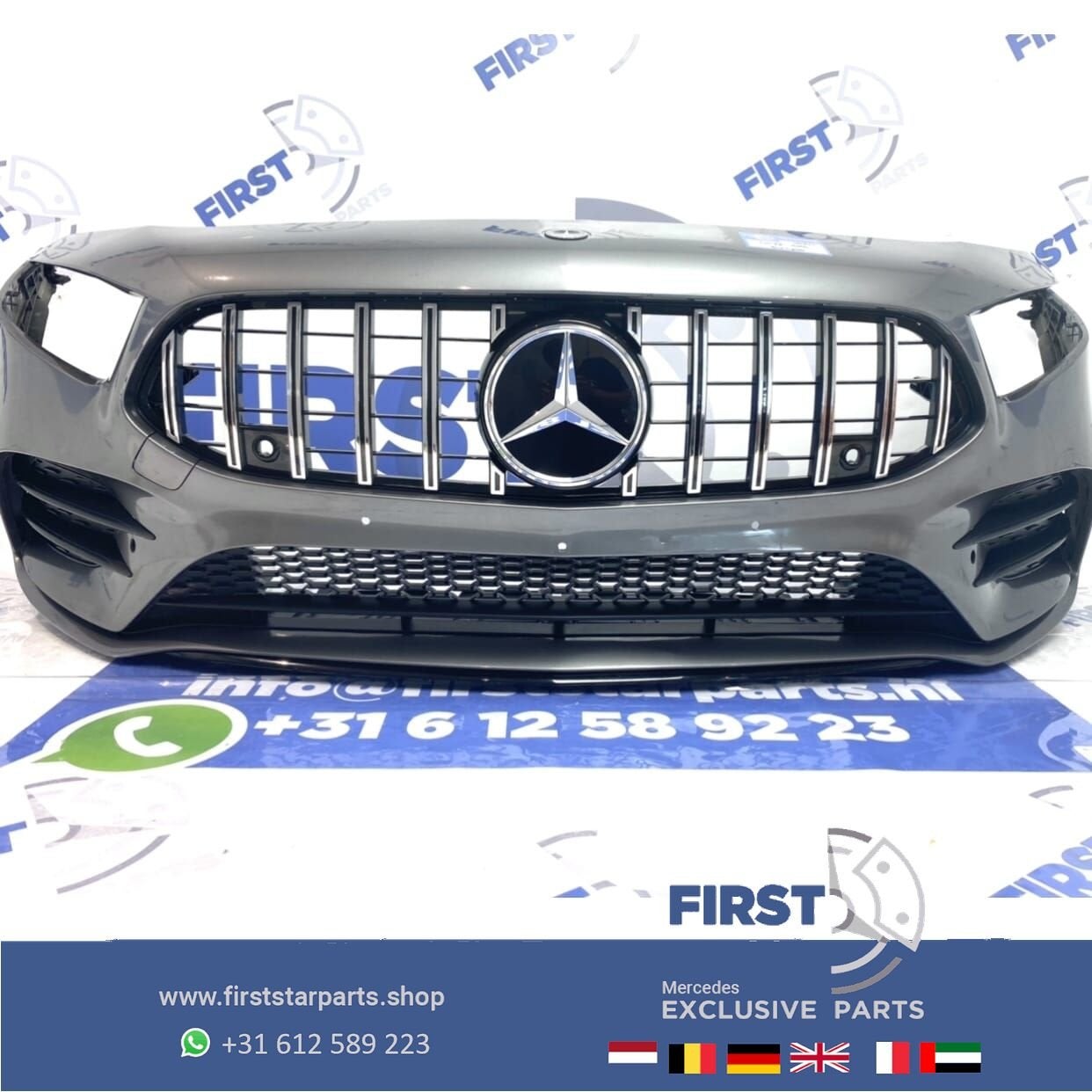 W177 V177 Mercedes A KLASSE SEDAN AMG LINE VOORBUMPER BERG G, Gebruikt, -, Voor, Ophalen of Verzenden