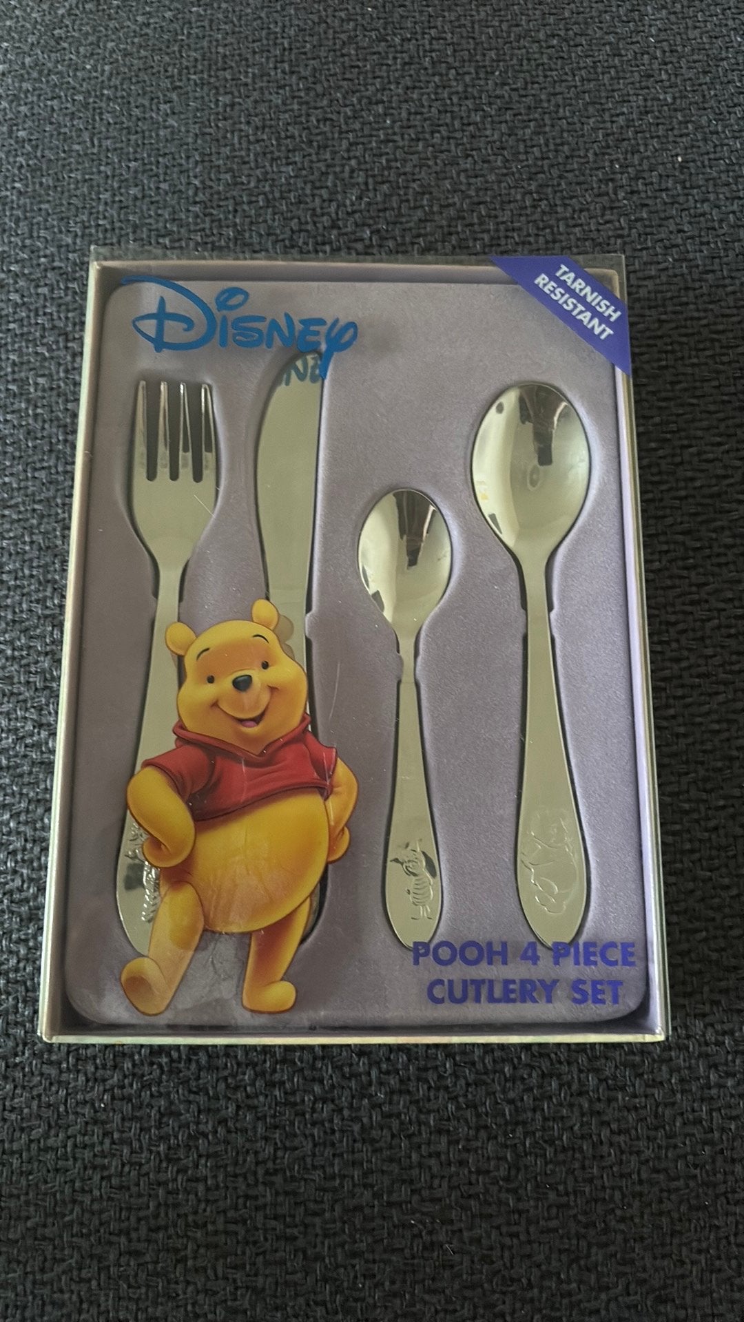 Winnie the pooh bestek, Ophalen of Verzenden, Nieuw, Rvs of Chroom, Bestekset