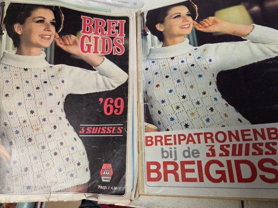 Zolderopruiming 3suisses vintage breiboek., Hobby en Vrije tijd, Breien en Haken, Ophalen of Verzenden, Gebruikt, Breien, Patroon of Boek