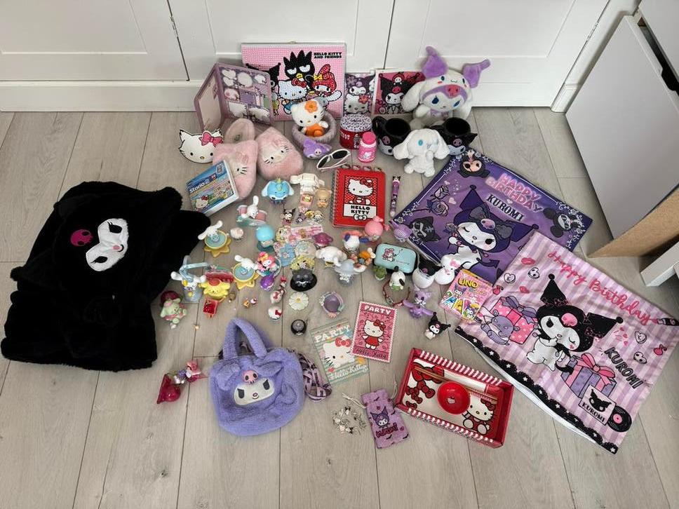 Mega set Sanrio, Hello Kitty, Kuromi en meer, Kinderen en Baby's, Ophalen of Verzenden, Gebruikt, Jongen of Meisje