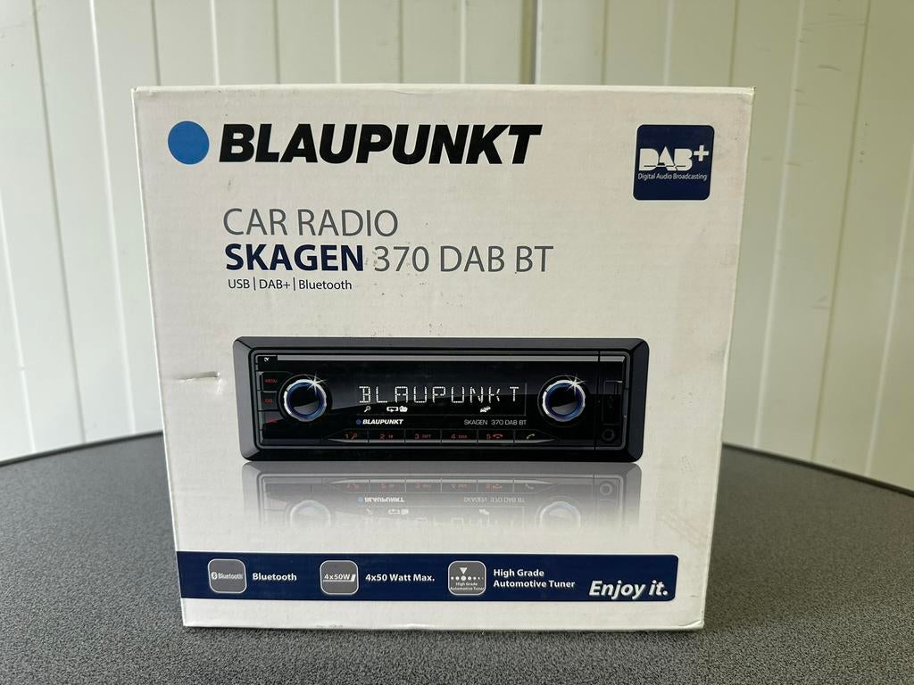 BLAUPUNKT Skagen 370 DAB BT - DAB/BT/SD/Korte Inbouwdiepte, Auto diversen, Autoradio's, Ophalen of Verzenden, Zo goed als nieuw