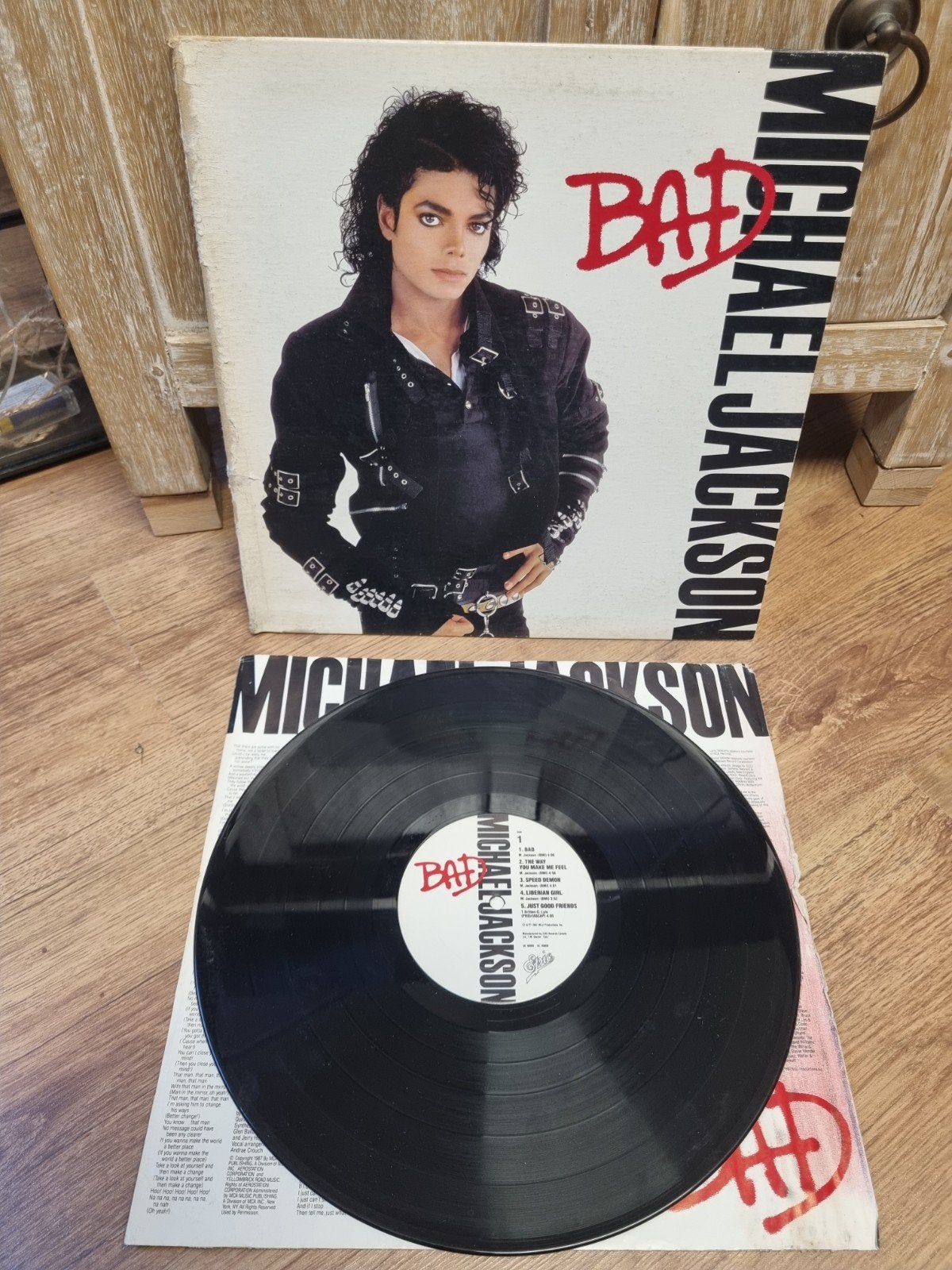 lp Michael Jackson – Bad, Cd's en Dvd's, Vinyl | Pop, Ophalen of Verzenden, LP