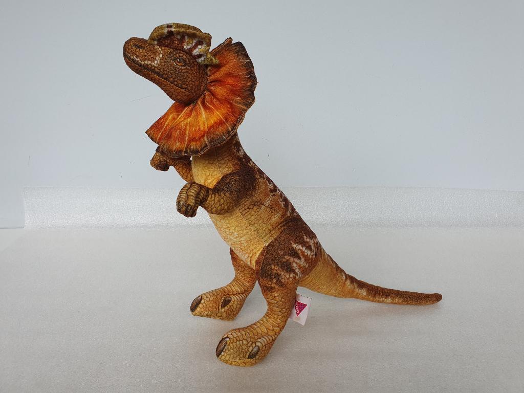 Jurassic Park: knuffel Dilophosaurus (Dakin, Amblin, 1992), Ophalen of Verzenden, Gebruikt, Overige typen, Middelgroot (20 tot 80 cm)