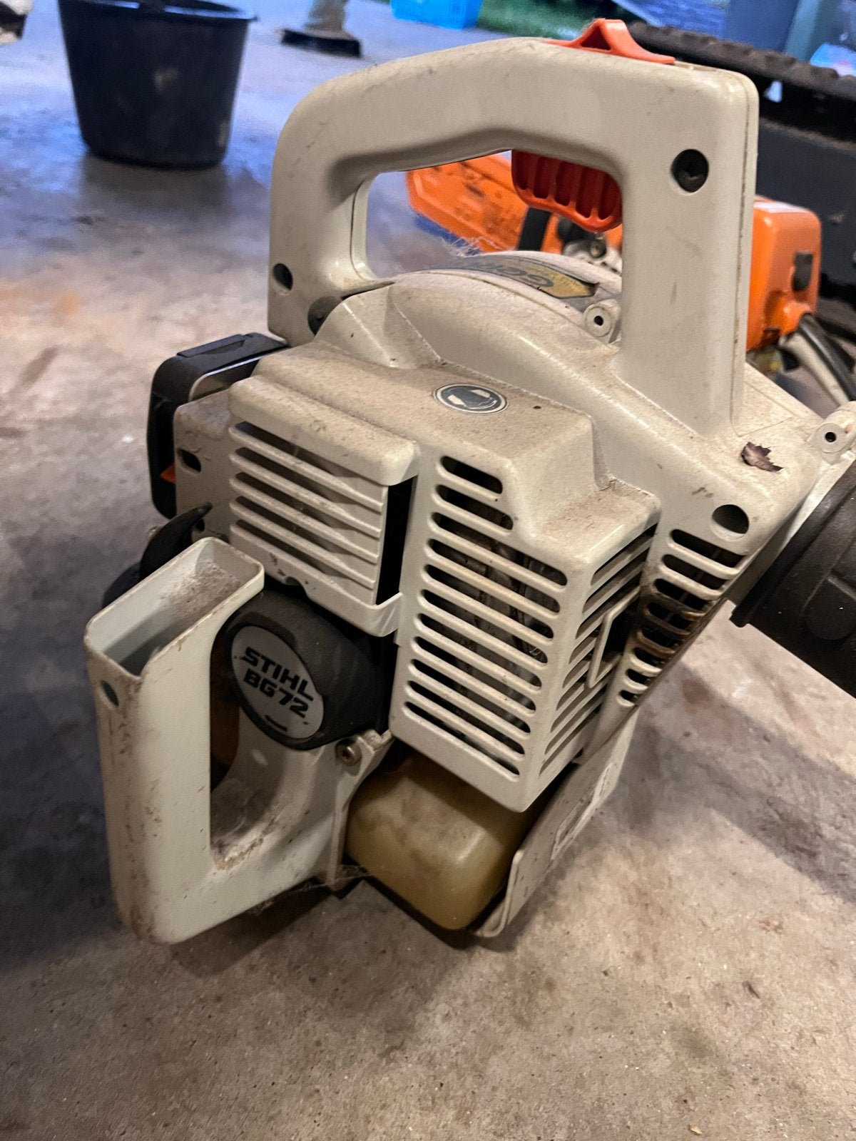Stihl BG 72 Bladblazer - Benzine, Handgedragen, Tuin en Terras, Ophalen, Gebruikt, Benzine, Handgedragen