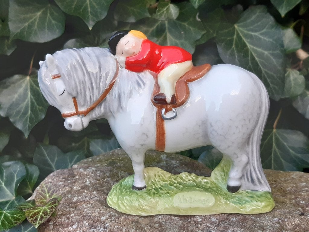 Thelwell paard beeld Beswick porcelein "sleepy heads", Ophalen of Verzenden, Zo goed als nieuw, Dier