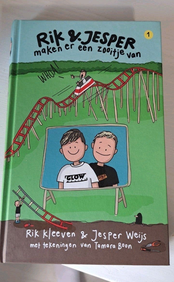 Rik Kleeven - Rik en Jesper maken er een zooitje van, Fictie algemeen, Rik Kleeven; Jesper Weijs, Ophalen of Verzenden, Zo goed als nieuw