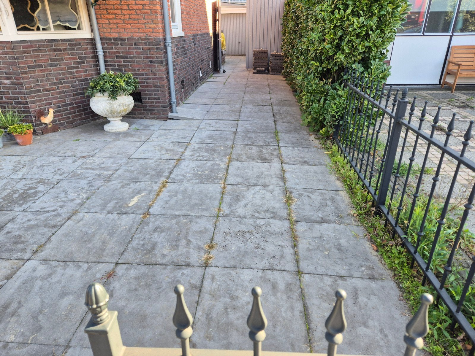 gratis 60 x 60 cm grijze tegels, Ophalen, Gebruikt, 10 m² of meer, Beton