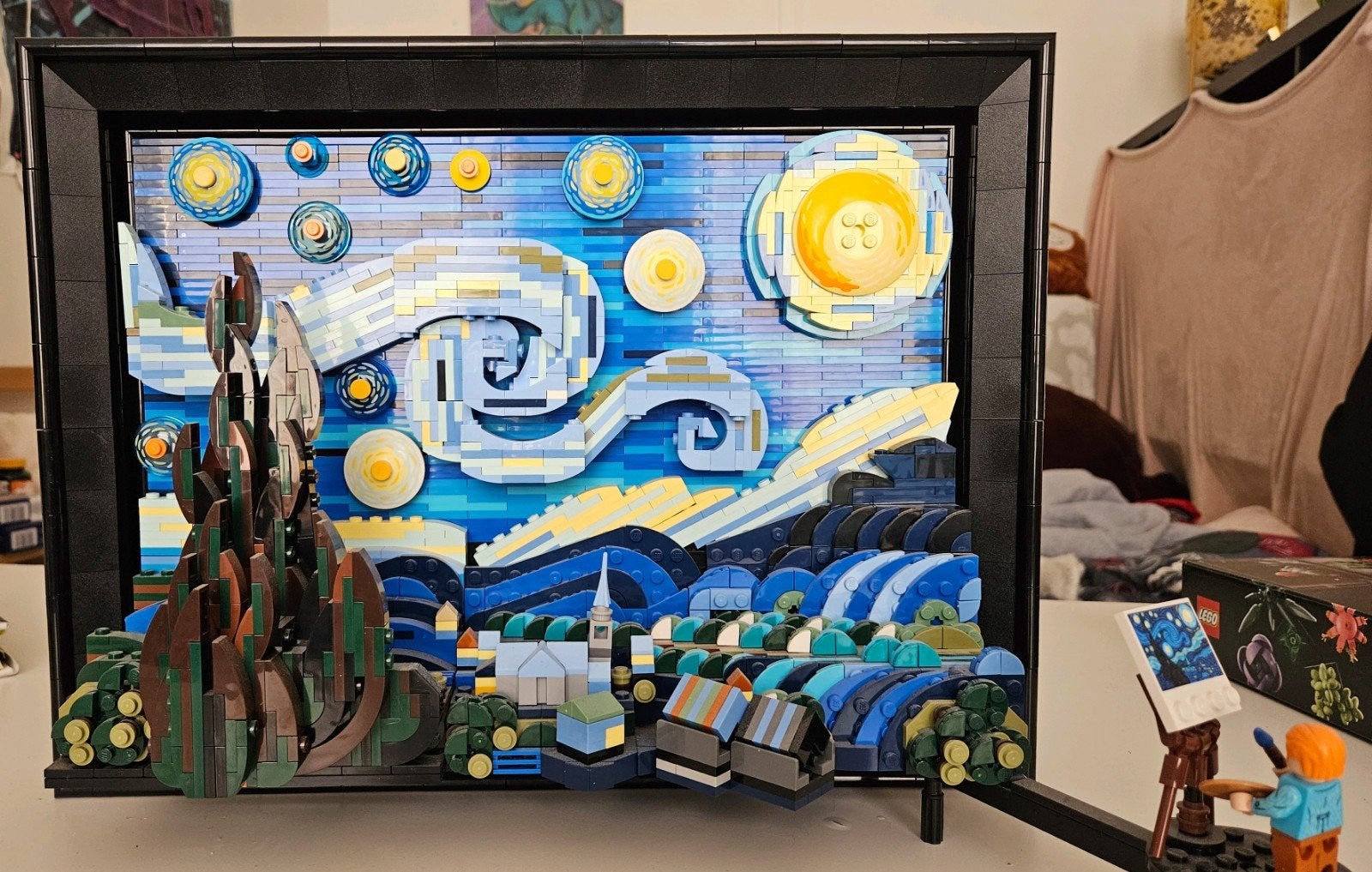 LEGO Van Gogh, The Starry Night EXCL. DOOS, Kinderen en Baby's, Speelgoed | Duplo en Lego, Zo goed als nieuw, Lego, Complete set