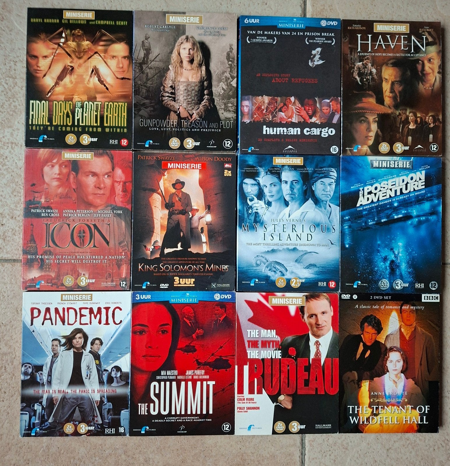 partij 40 stuks mini-series, Engels, Alle leeftijden, Nederlands, Overige genres