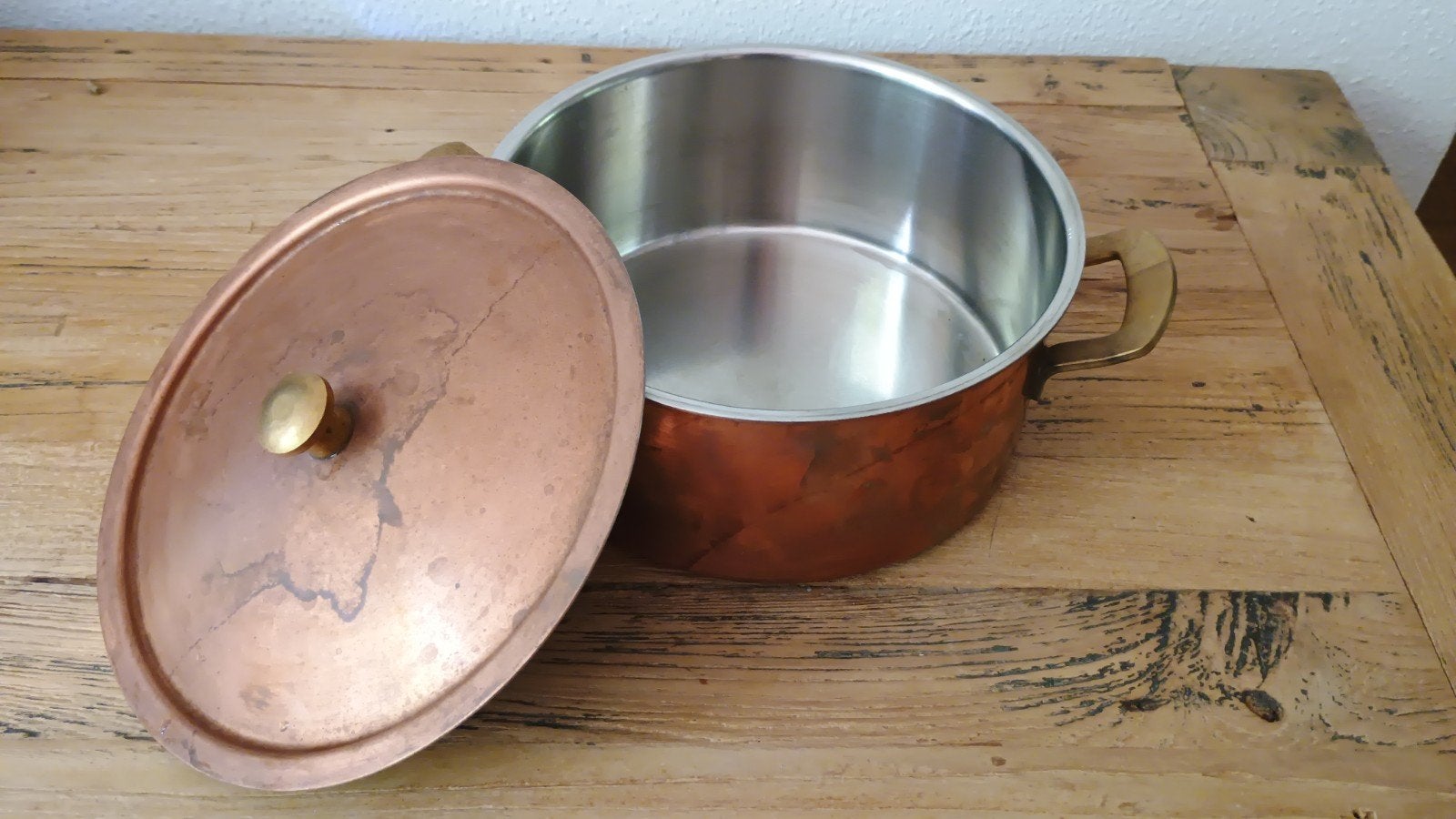 Koperen pan Culinox-S, Ophalen of Verzenden