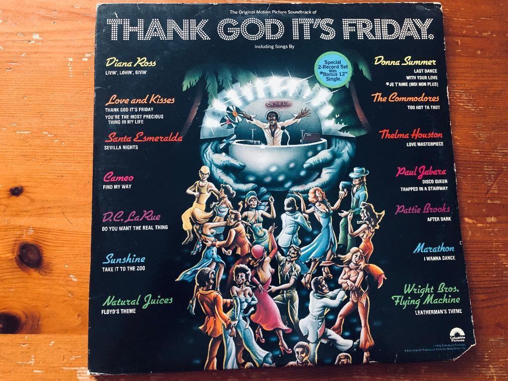 MOTOWN/CASABLANCA FILMWORKS THANK GOD IT´S FRIDAY, Ophalen of Verzenden, Zo goed als nieuw, 12 inch