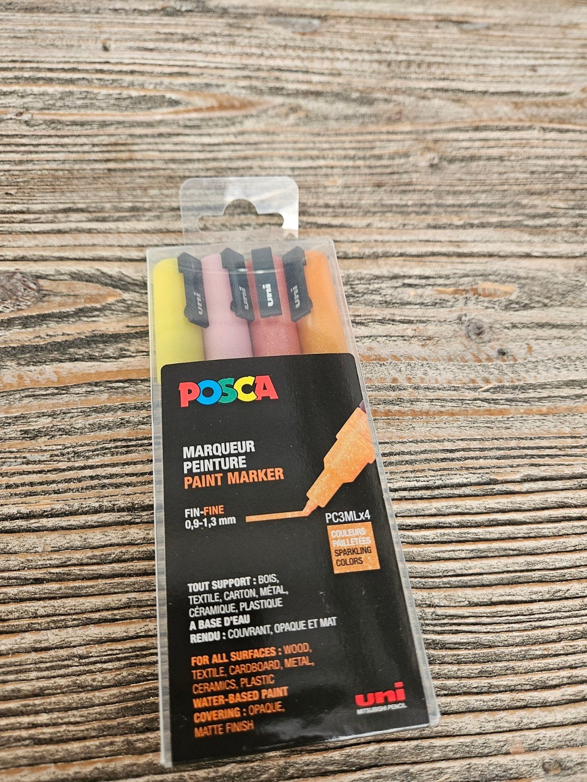 Posca 0.9 1,3 mm nieuw glitter, Ophalen, Nieuw
