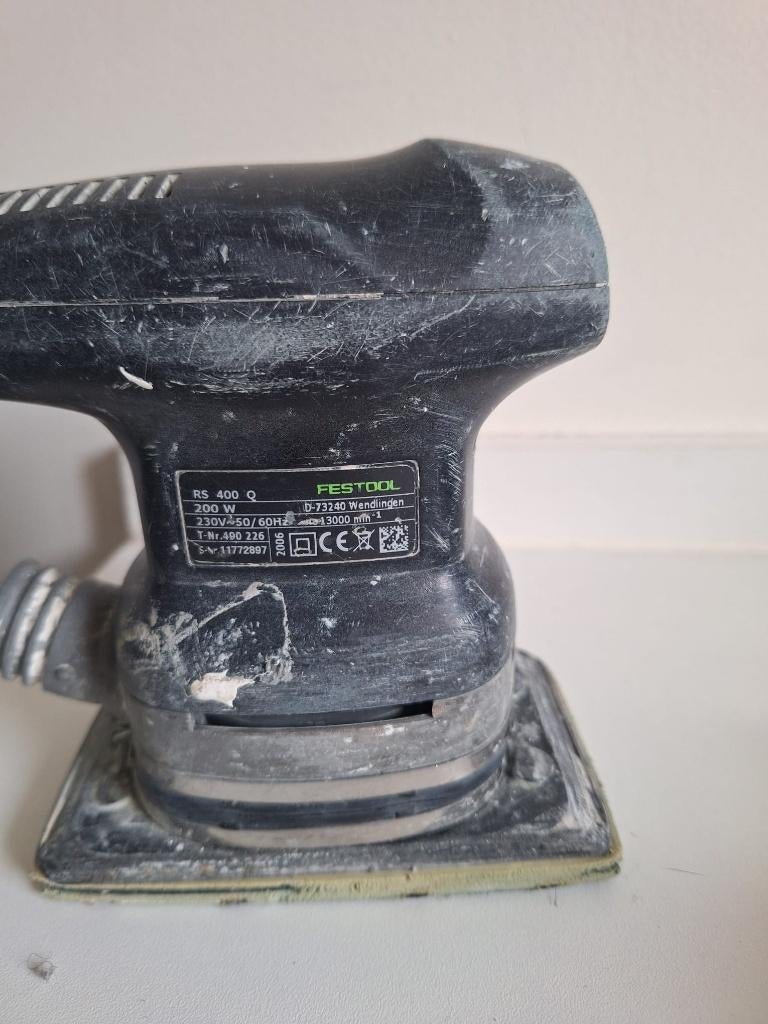 Festool schuurmachine, Ophalen of Verzenden, Gebruikt, Minder dan 600 watt, Vlakschuurmachine