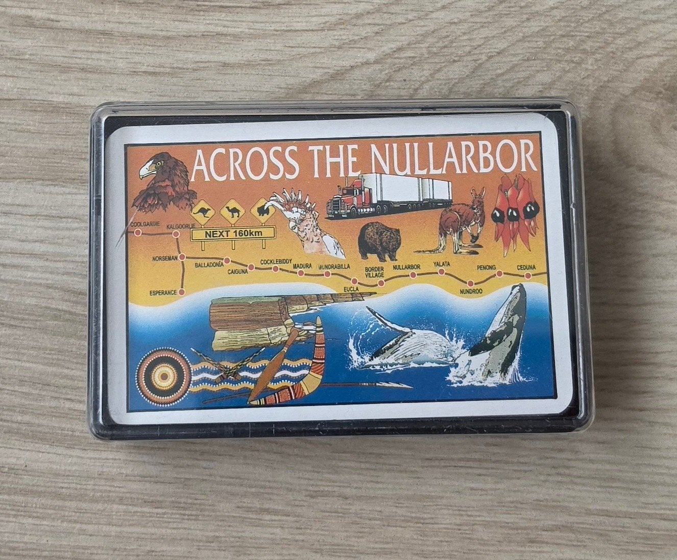 Nieuw speelkaarten uit Australië  Nullarbor route, Verzamelen, Ophalen of Verzenden, Nieuw, Speelkaart(en)