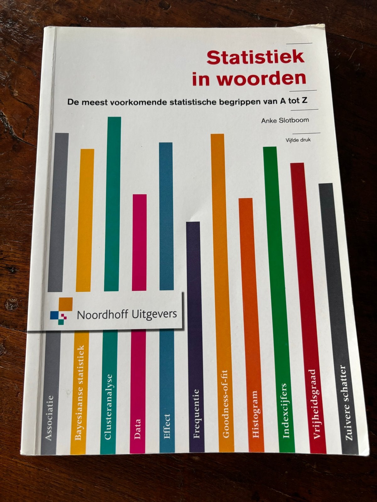 Statistiek in woorden 5e druk (Anke Slotboom), Gelezen, Sociale wetenschap, Anke Slotboom, Ophalen of Verzenden