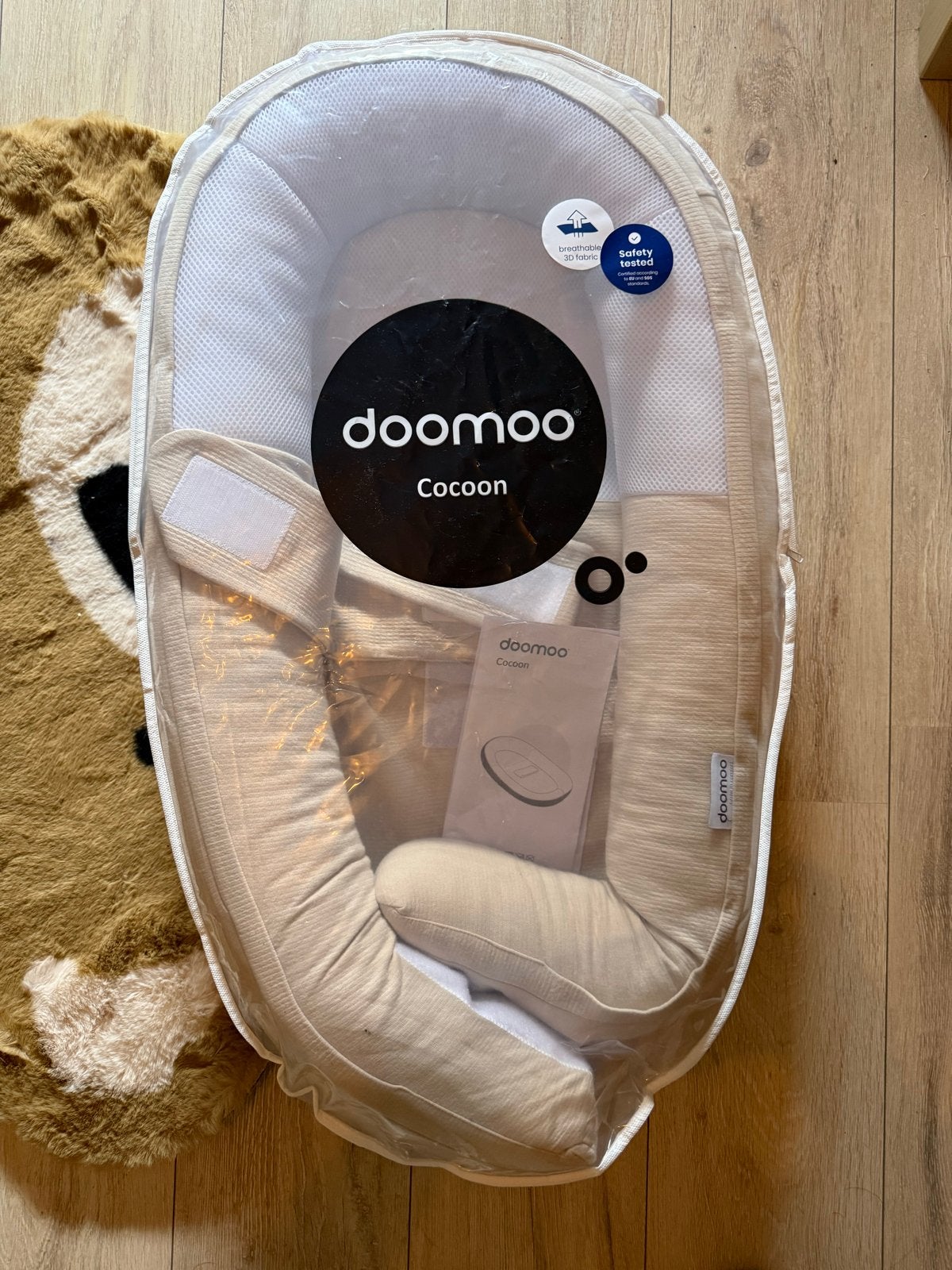 Doomoo Cocoon baby nest met hoes - Zo goed als nieuw, Kinderen en Baby's, Ophalen of Verzenden, Zo goed als nieuw, Overige typen