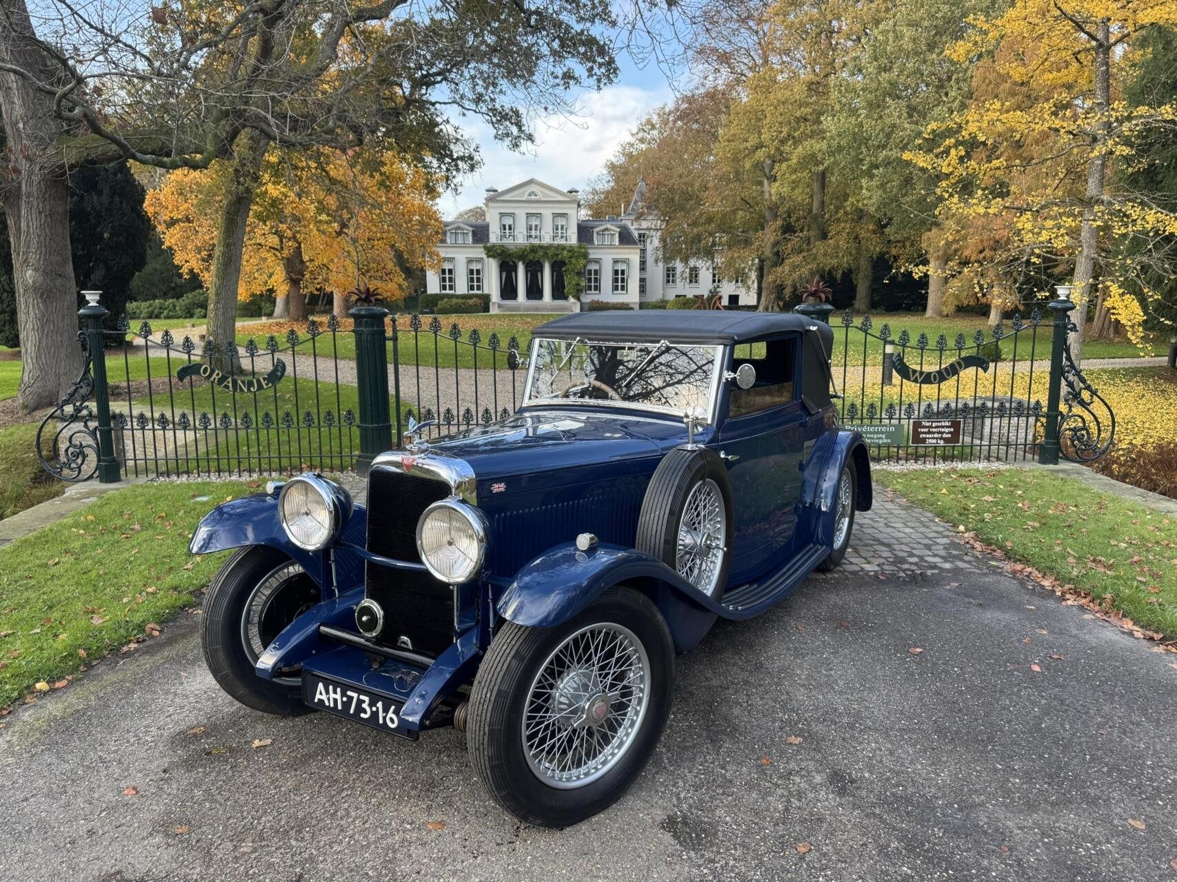 Alvis Firefly Cabriolet Unieke Oldtimer 1932 Leer Cabrio, Auto's, Gebruikt, Zwart, 4 cilinders, Cabriolet