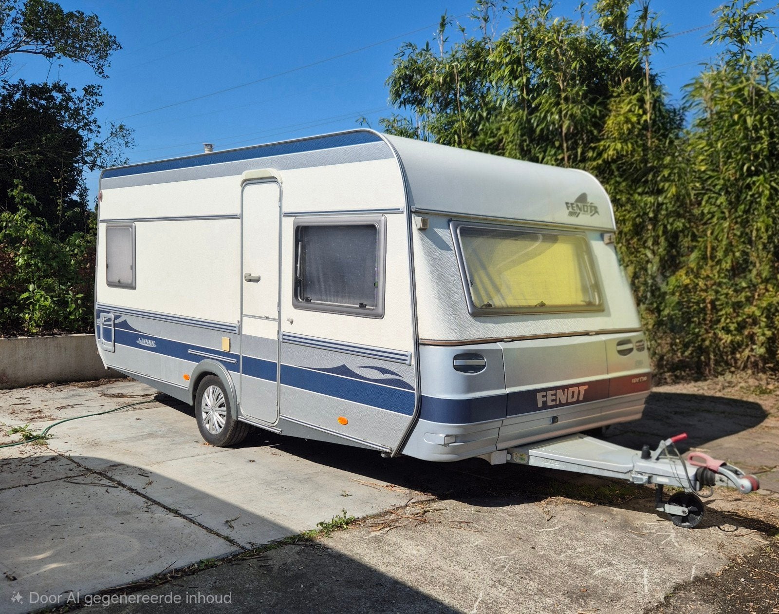 Gekeurde caravan Fendt Saphir uit 2002, Rondzit, Frans bed, 1250 - 1500 kg, Tot en met 4