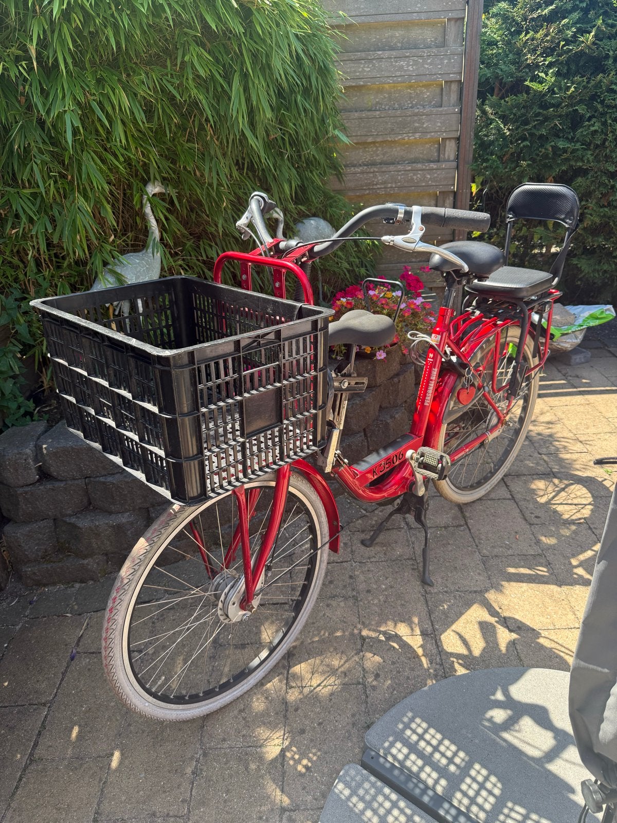 Batavus Personal Bike - Rode transportfiets met kinderzitje, Ophalen, Gebruikt, Versnellingen, Batavus