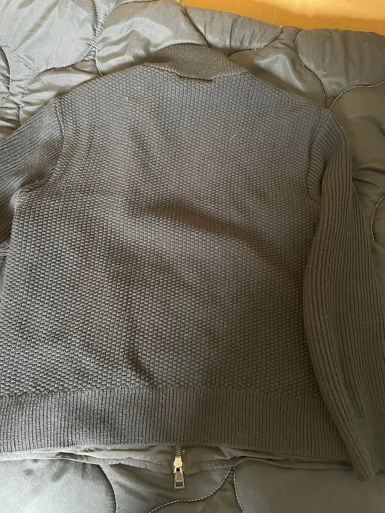Moncler Cardigan Zwart - Stijlvol en Comfortabel, Ophalen of Verzenden, Zo goed als nieuw, Maat 46 (S) of kleiner, Zwart