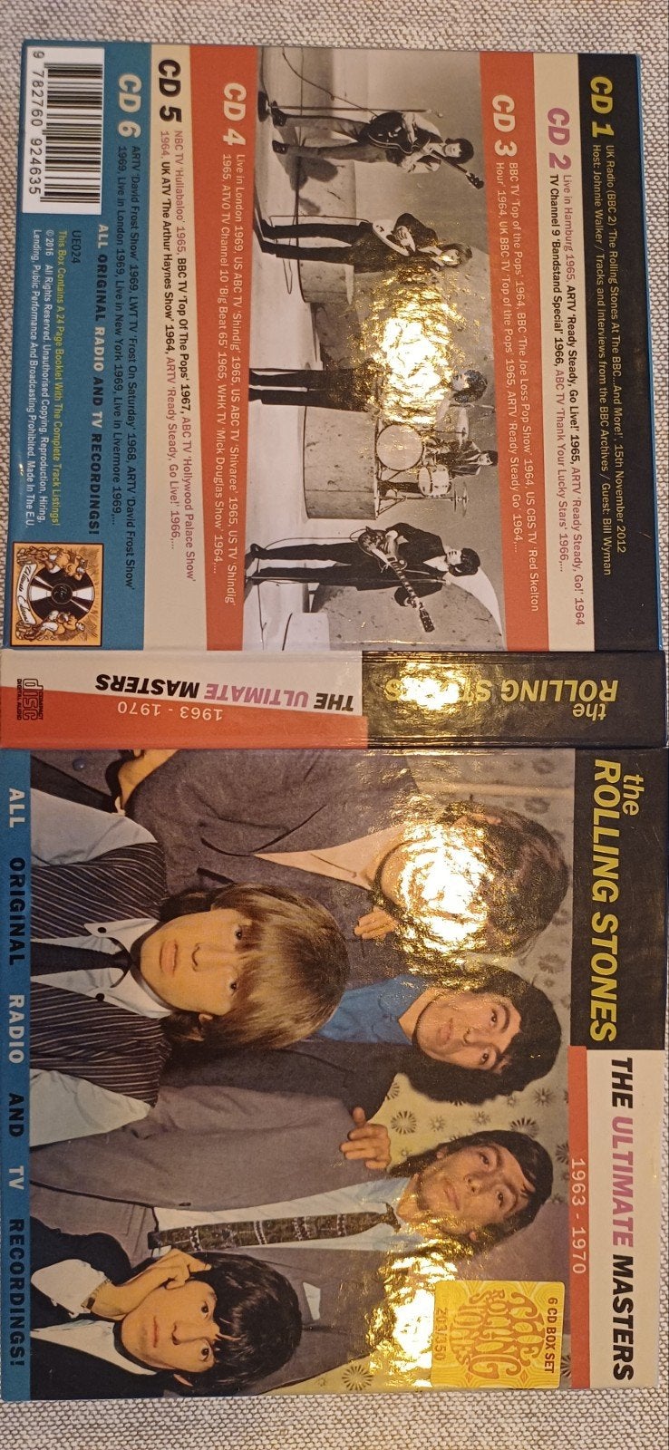 The Rolling Stones - The Ultimate Masters 1963-1970 (6CD), Cd's en Dvd's, Cd's | Pop, Zo goed als nieuw, Rock, Boxset, Inclusief boekje