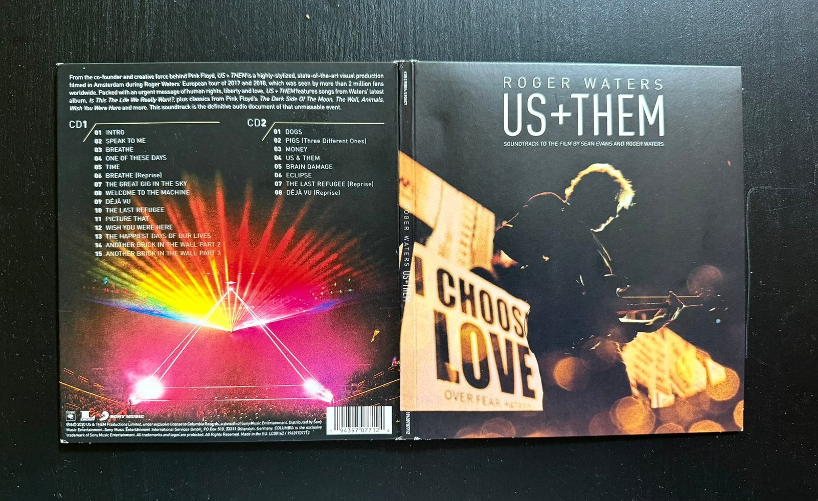 Roger Waters US + THEM (Dubbel CD), Verzenden, Zo goed als nieuw