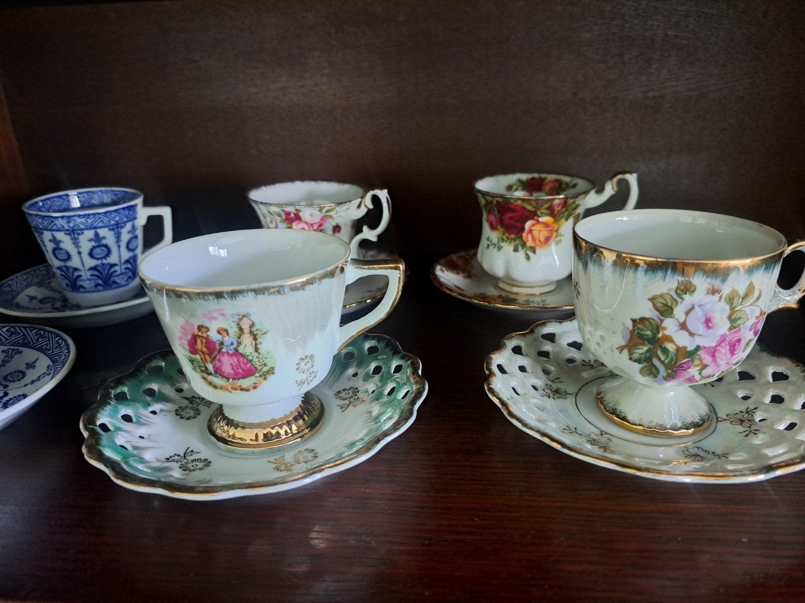 Vintage kop&Schotels,Royal Albert & Petrus Regout, Antiek en Kunst, Ophalen of Verzenden
