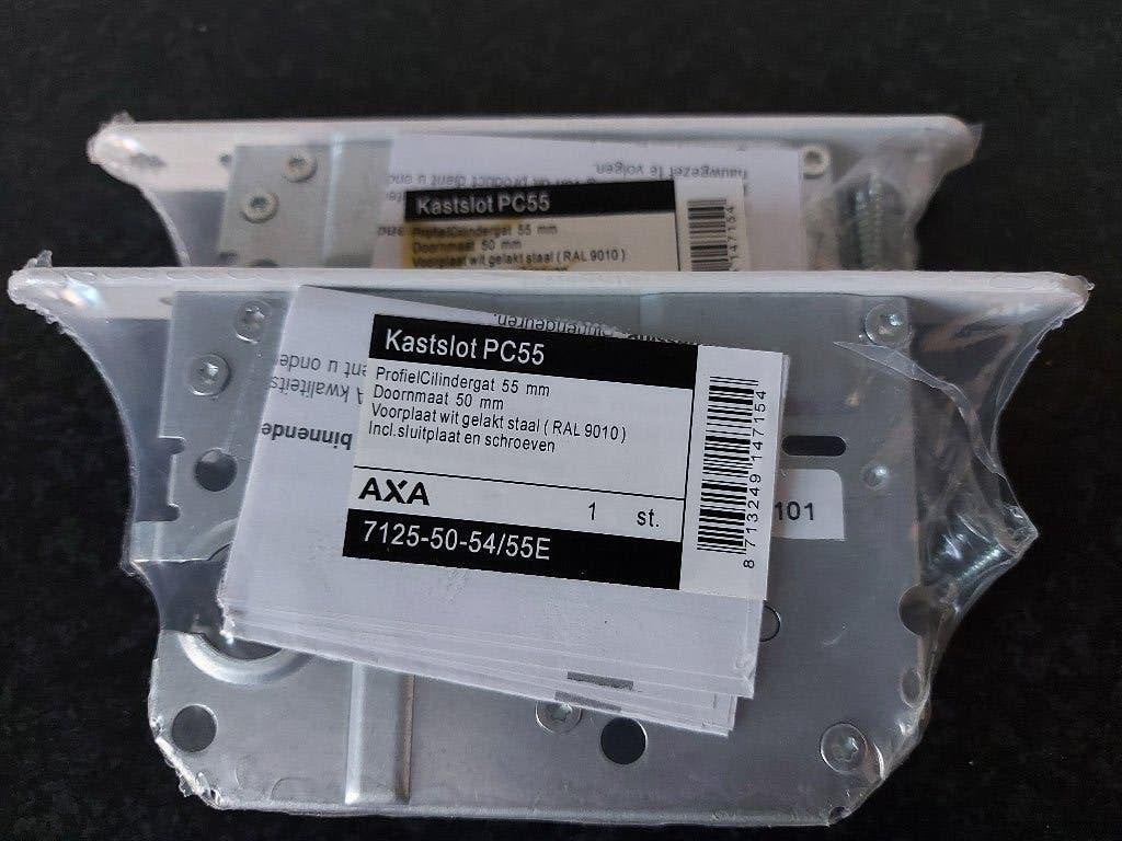 AXA Kastslot PC 55 / 7125-50-54/55E, Ophalen, Nieuw, Rvs, Slot
