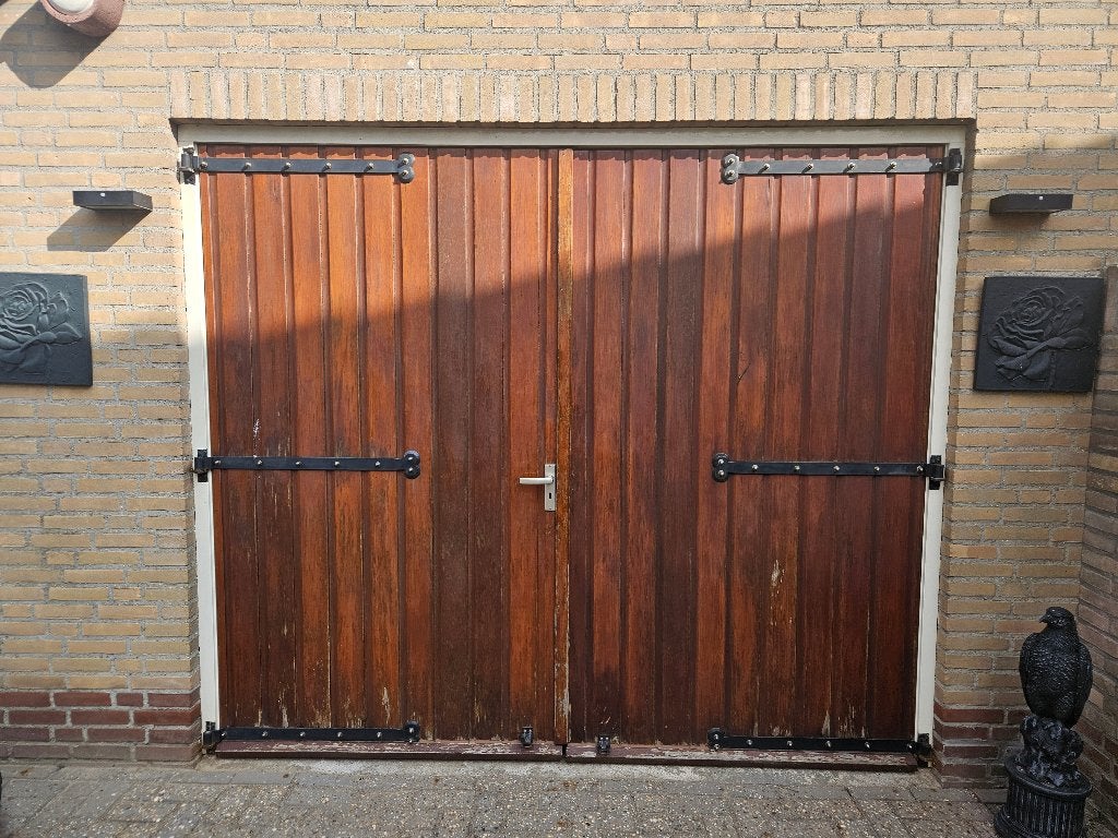 Deuren, Ophalen, Gebruikt, Garagedeur, Hout