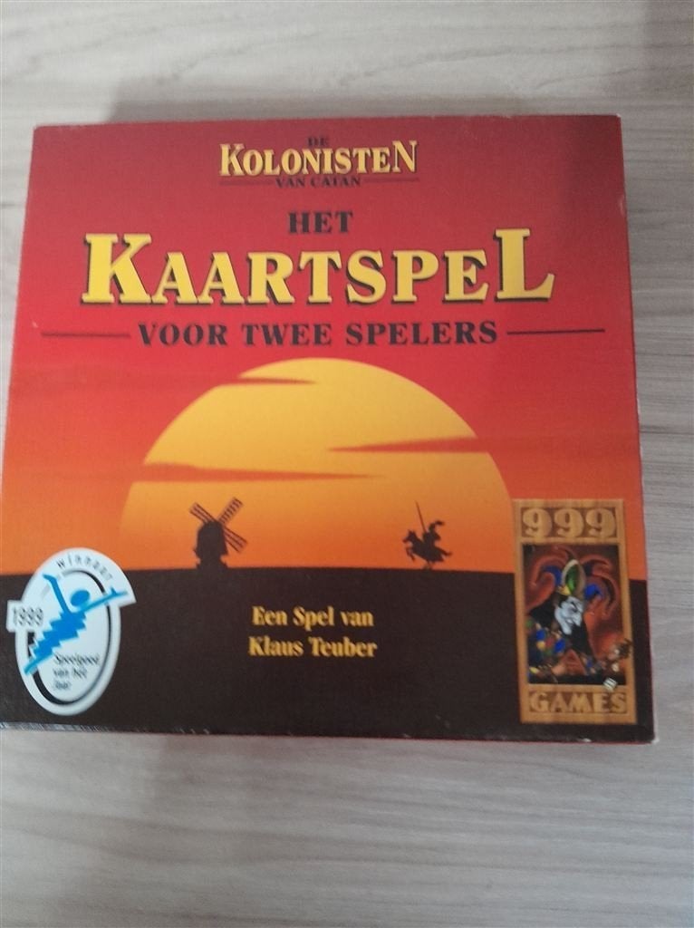 Kolonisten van catan het kaartspel - 999 games - s3135, Verzenden, Zo goed als nieuw