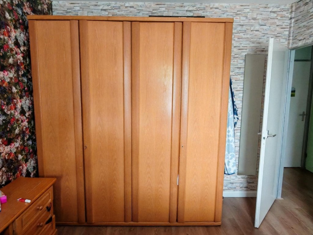 linnen kast, Gebruikt, 200 cm of meer, 150 tot 200 cm, Overige houtsoorten