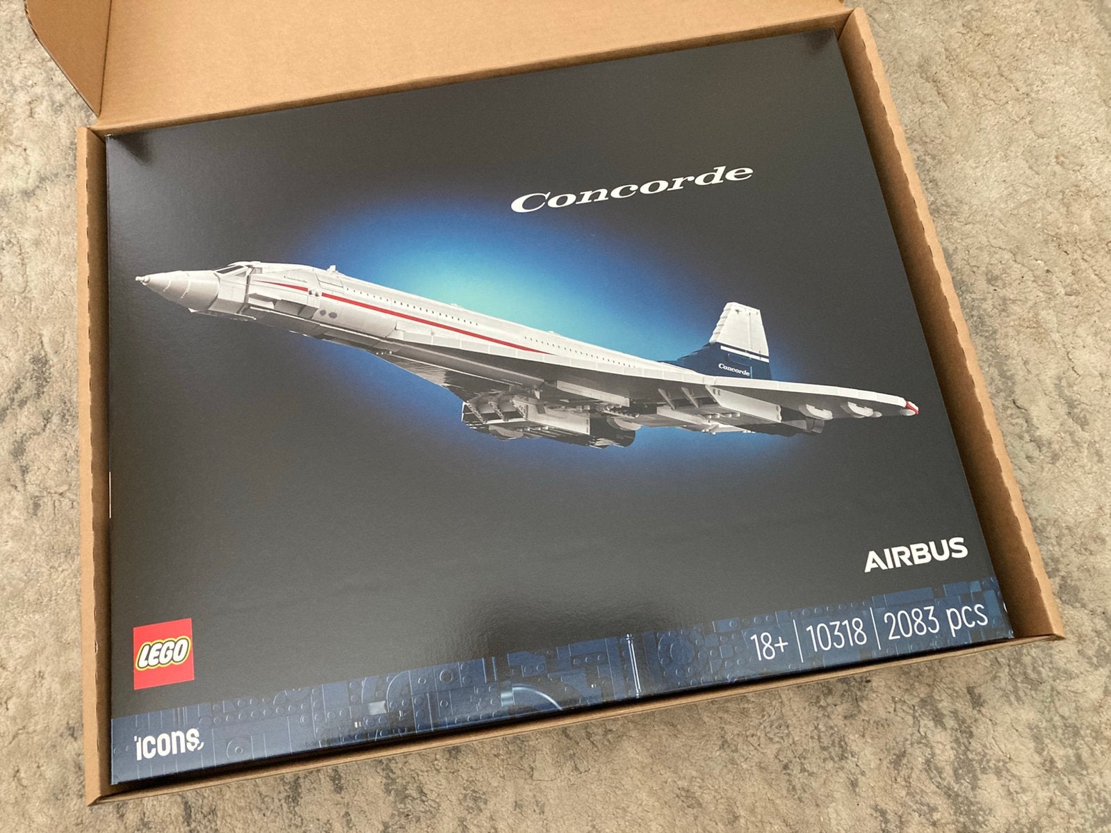 Brand new / nieuwe Lego 10318 Concorde / Airbus, Lego, Nieuw, Ophalen of Verzenden, Icons