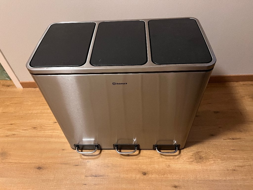 Afvalbak homra, Huis en Inrichting, Ophalen, 50 – 75, Met pedaal, 40 liter of meer
