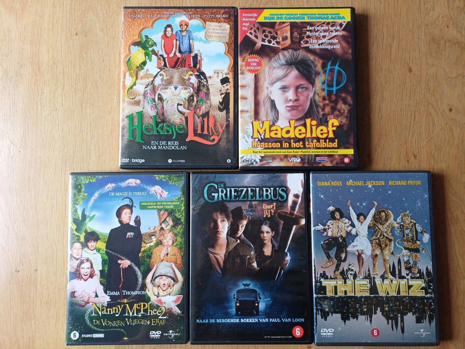 Diverse DVD's voor kinderen vanaf 6 jaar., Alle leeftijden, Ophalen of Verzenden, Zo goed als nieuw