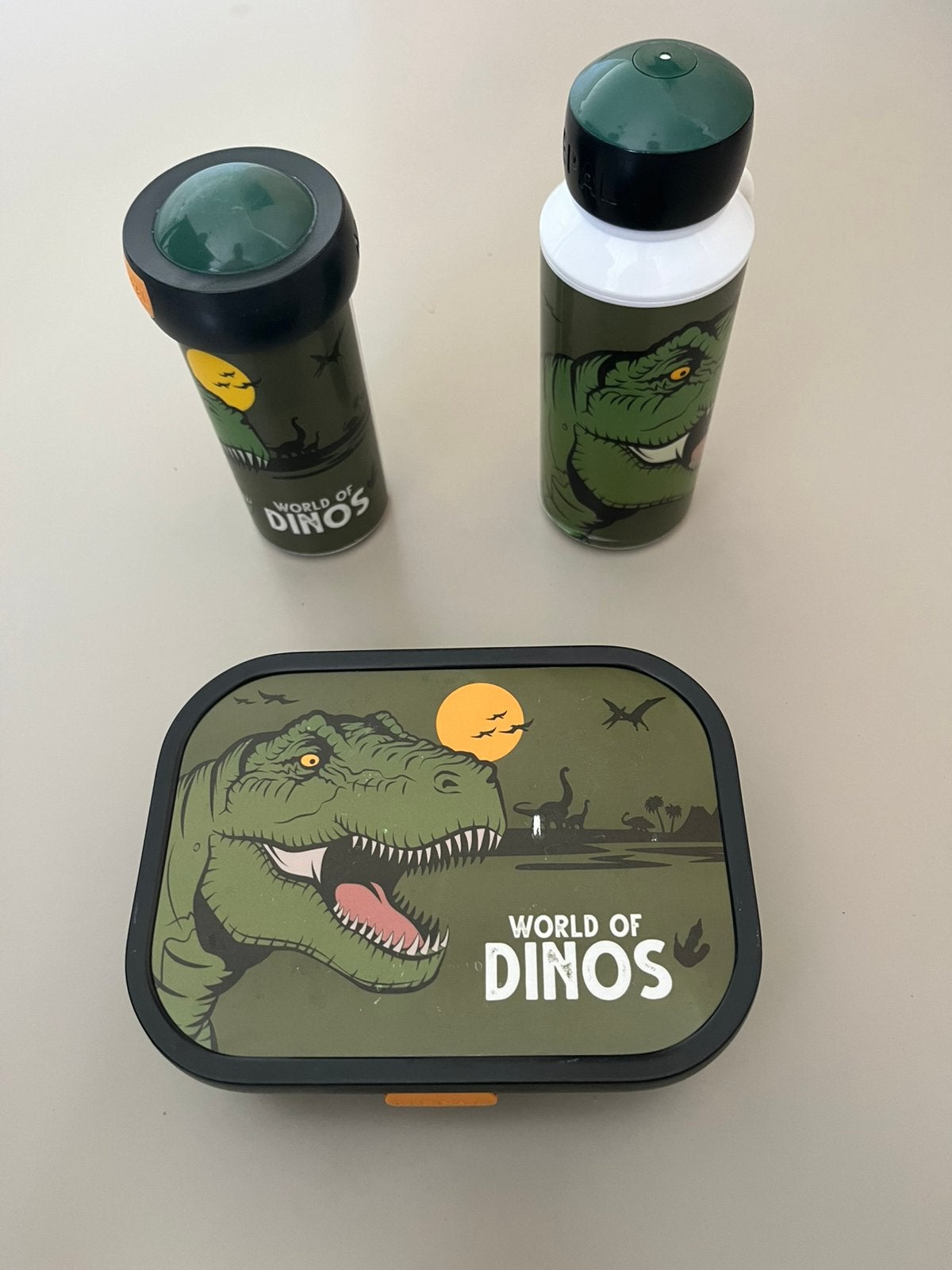 Mepal dino lunchset, Ophalen of Verzenden, Gebruikt