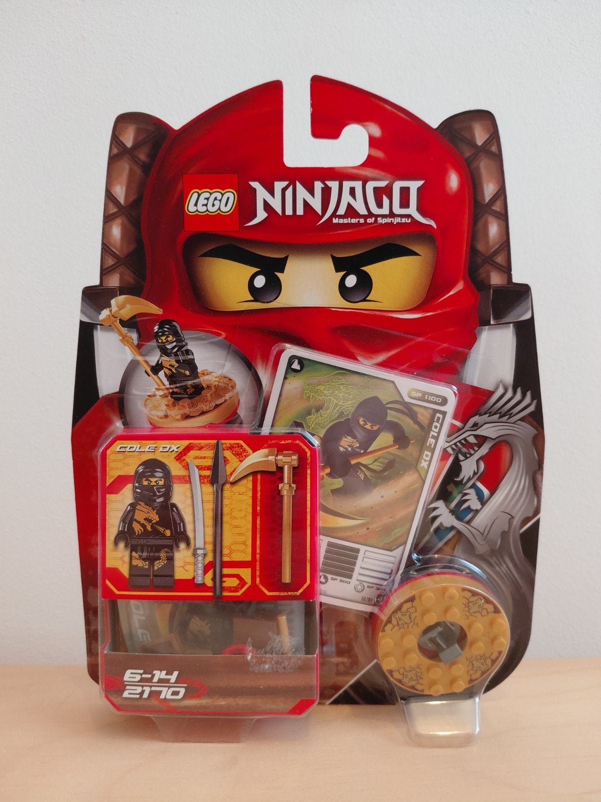 LEGO Ninjago Cole DX Spinjitzu Spinner 2170 NIEUW, Ophalen of Verzenden, Nieuw
